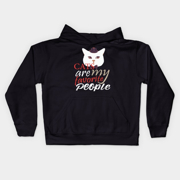 Funny Quoted Cat Saying Kids Hoodie by Fargo